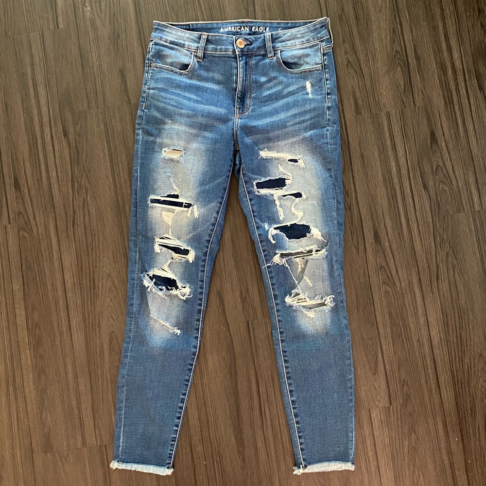 american eagle super stretch skinny jeans